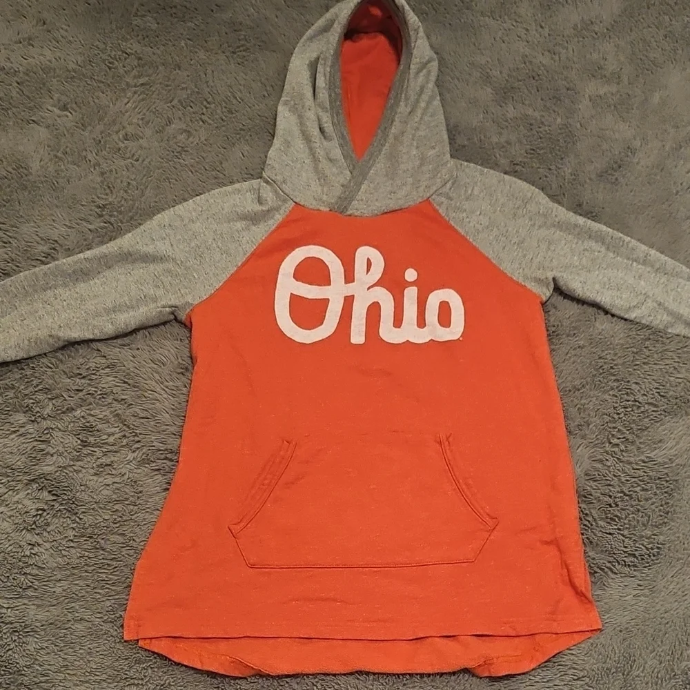 HOMAGE Ohio Hoodie - Red and Gray - Picture 5 of 5